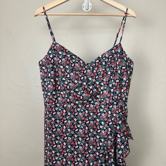 J. Crew Ruffle Hem Dress in Liberty Sarah Floral Fabric - Picture 3 of 10